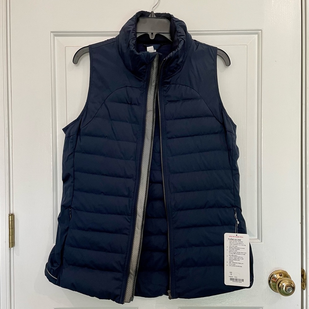 Lululemon Fluffed Up Vest 🔥RARE❤️‍🔥     Inkwell/Dark Blue
